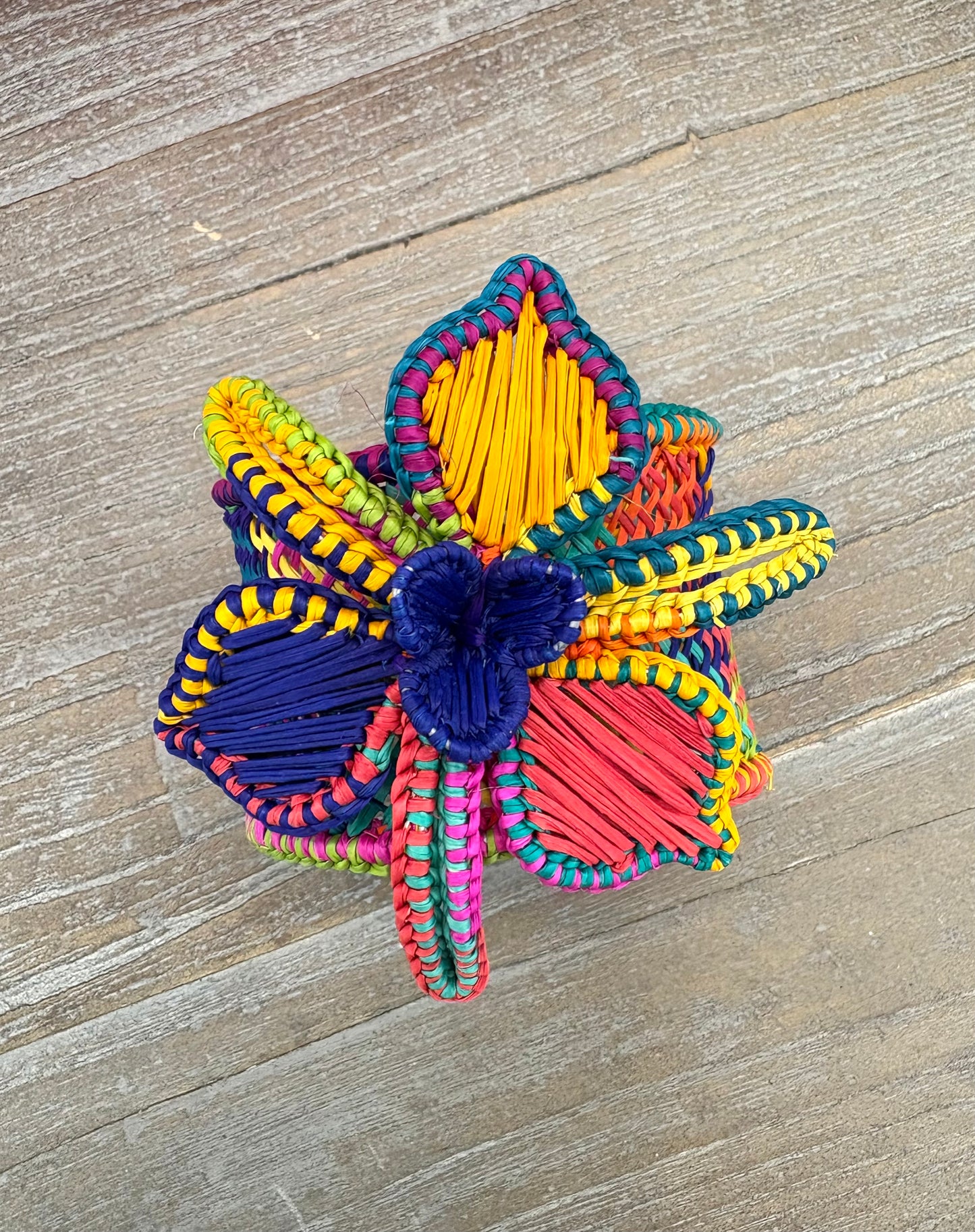 Handmade Rainbow Cuff Bracelet
