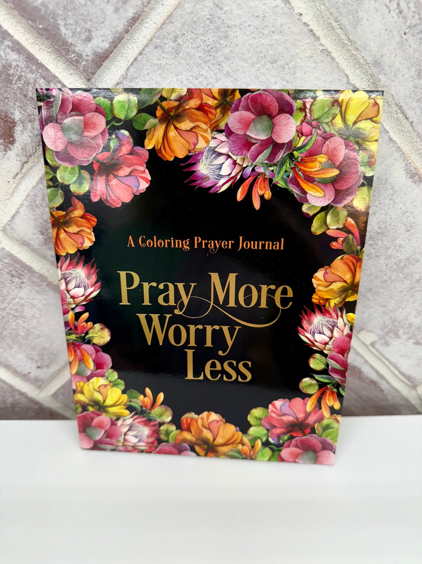 Pray More Worry Less coloring prayer journal