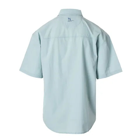 Roost S/S Button~ Light Blue