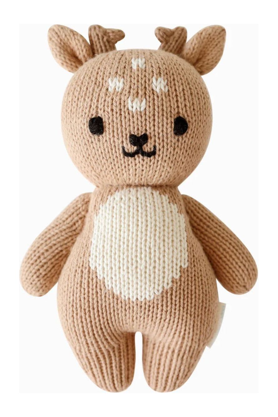 Stuffed baby fawn toy.
