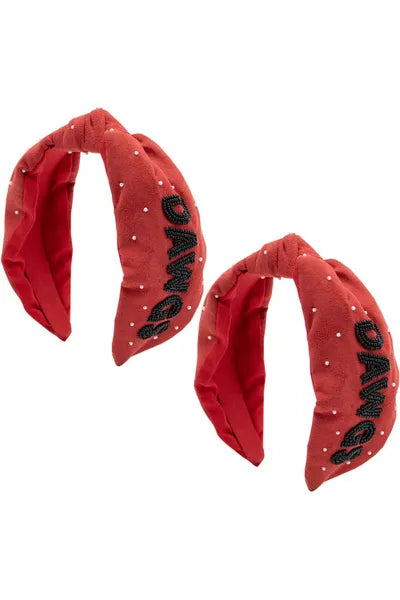 Capri Designs| | Top Knot Dawgs Headband