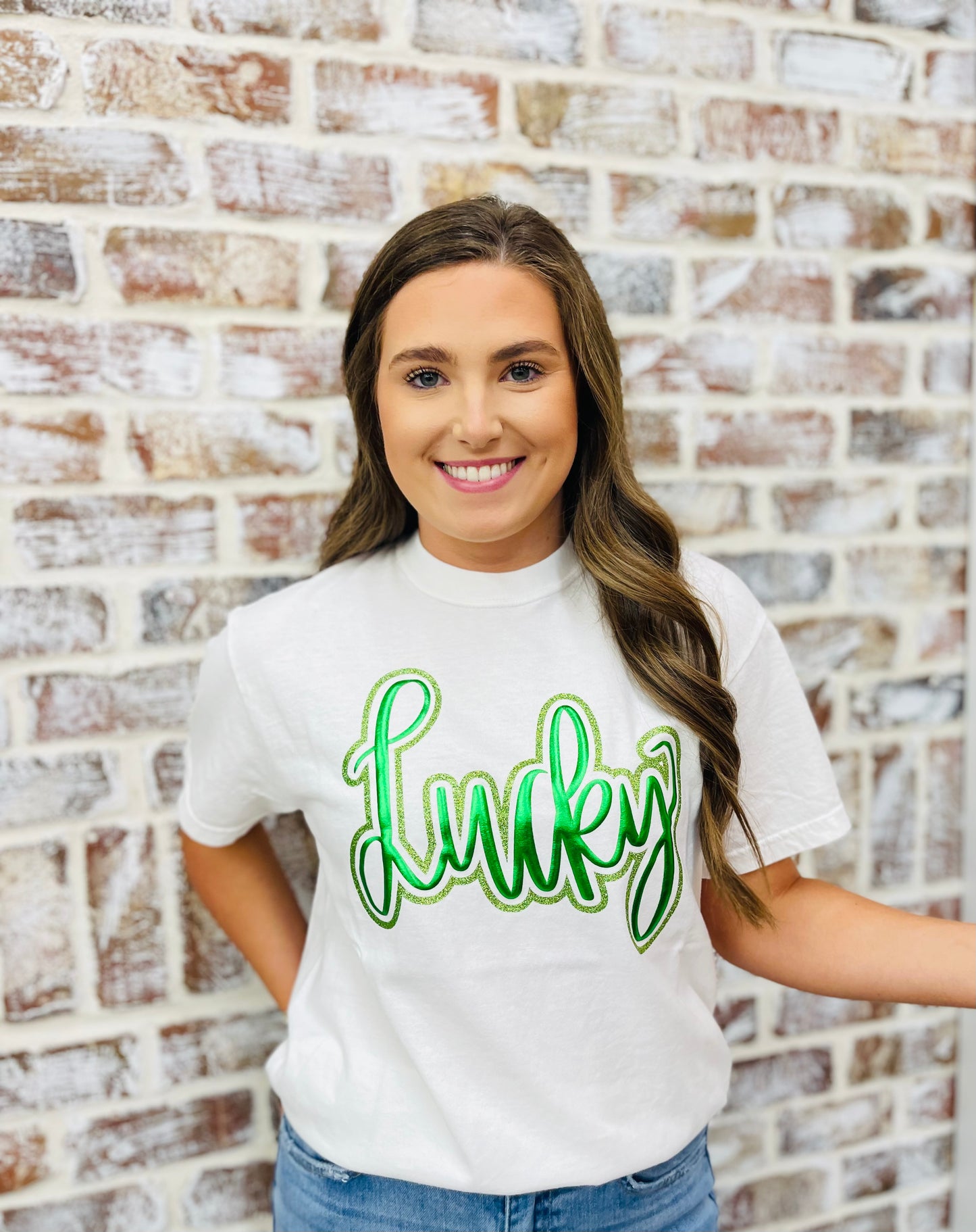 Metallic Lucky Tee