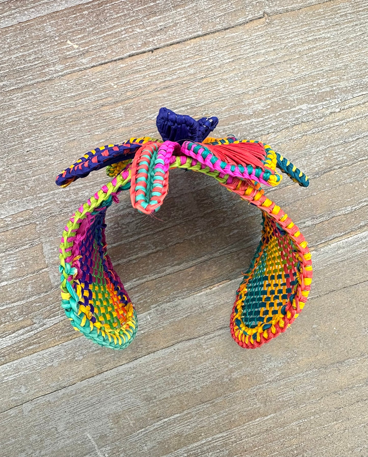 Handmade Rainbow Cuff Bracelet