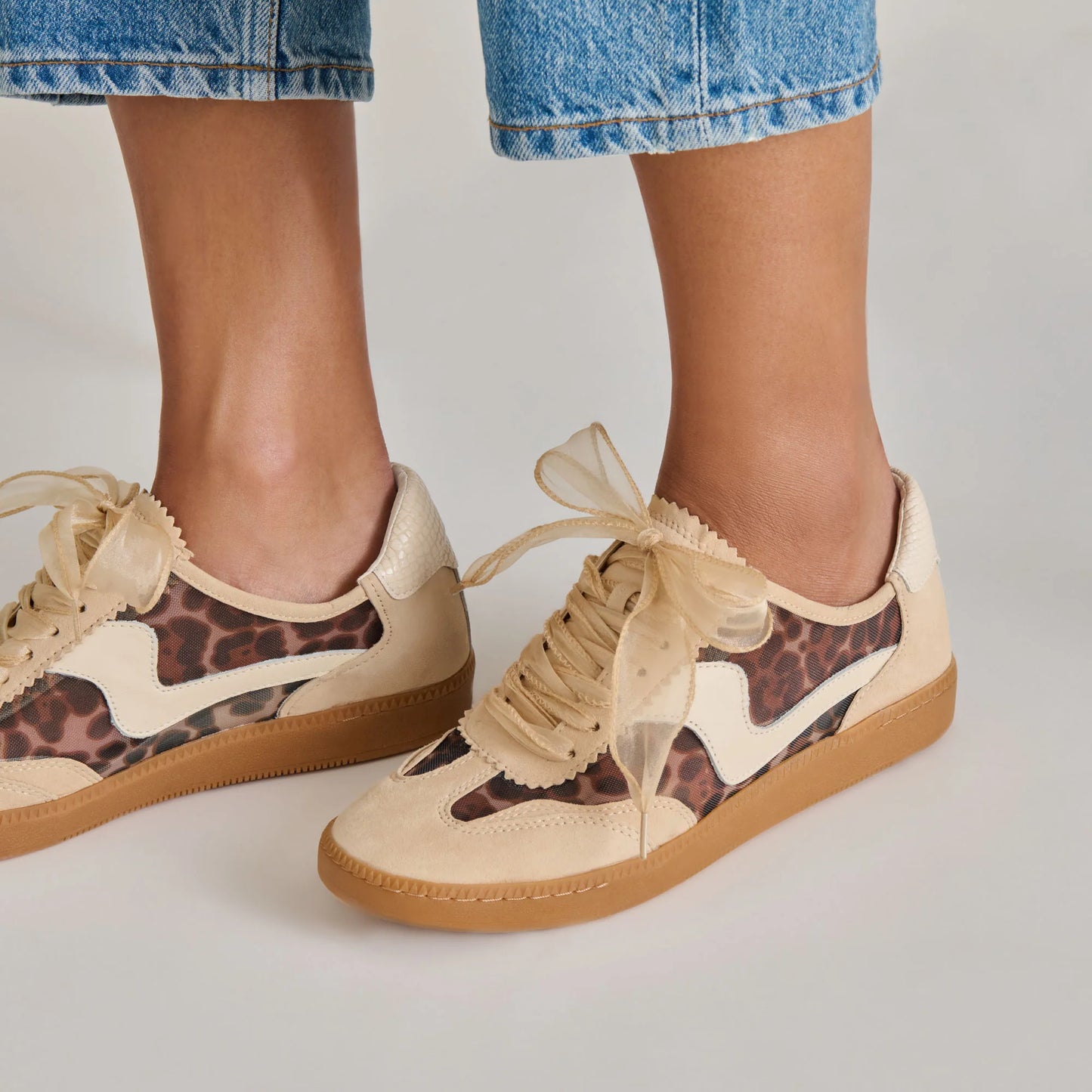Dolce Vita| Notice Mesh Sneakers Lt Leopard Mesh