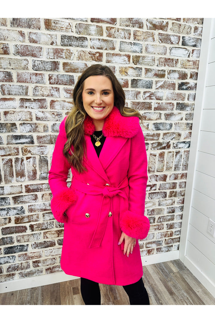Enchantment Fur Trimmed Coat