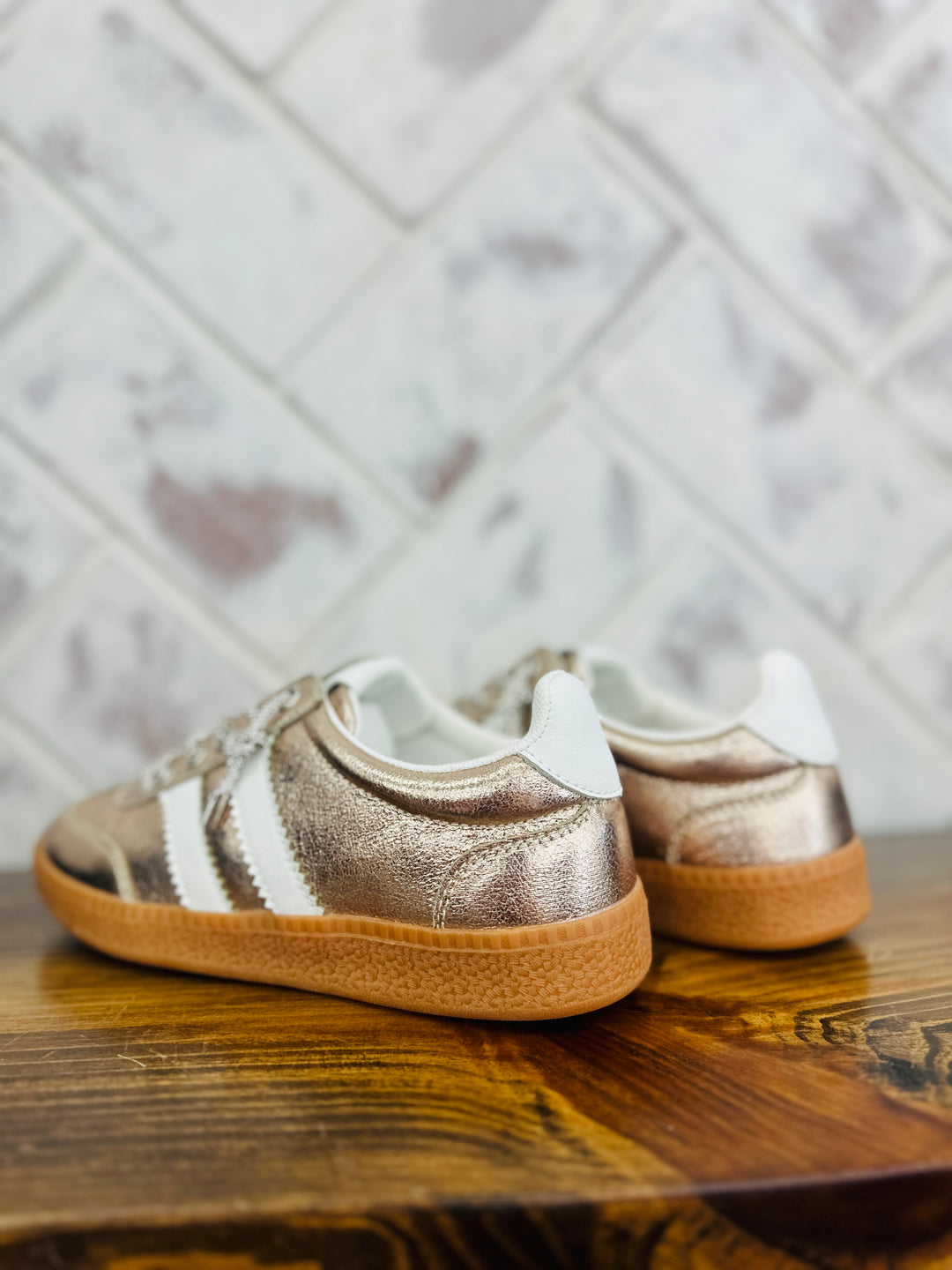 Corkys | Heads Up Sneaker - Gold Metallic