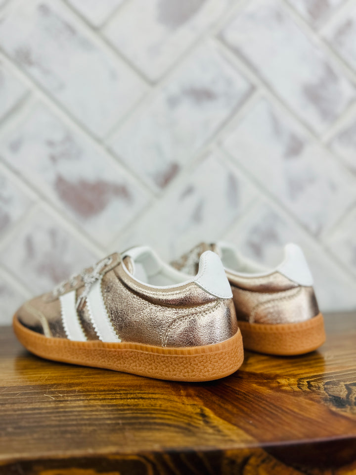 Corkys | Heads Up Sneaker - Gold Metallic