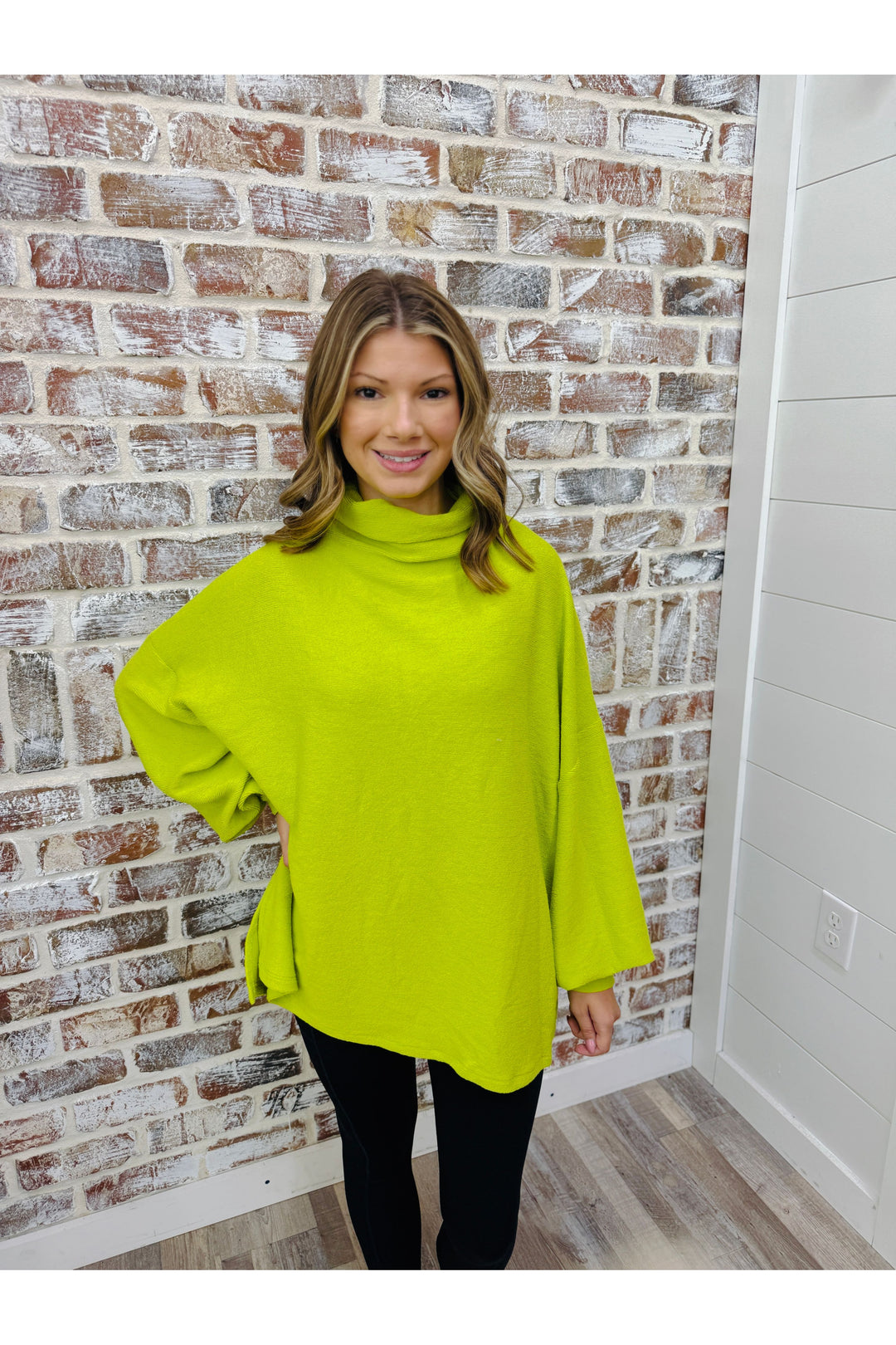 Lime Green Tunic Top