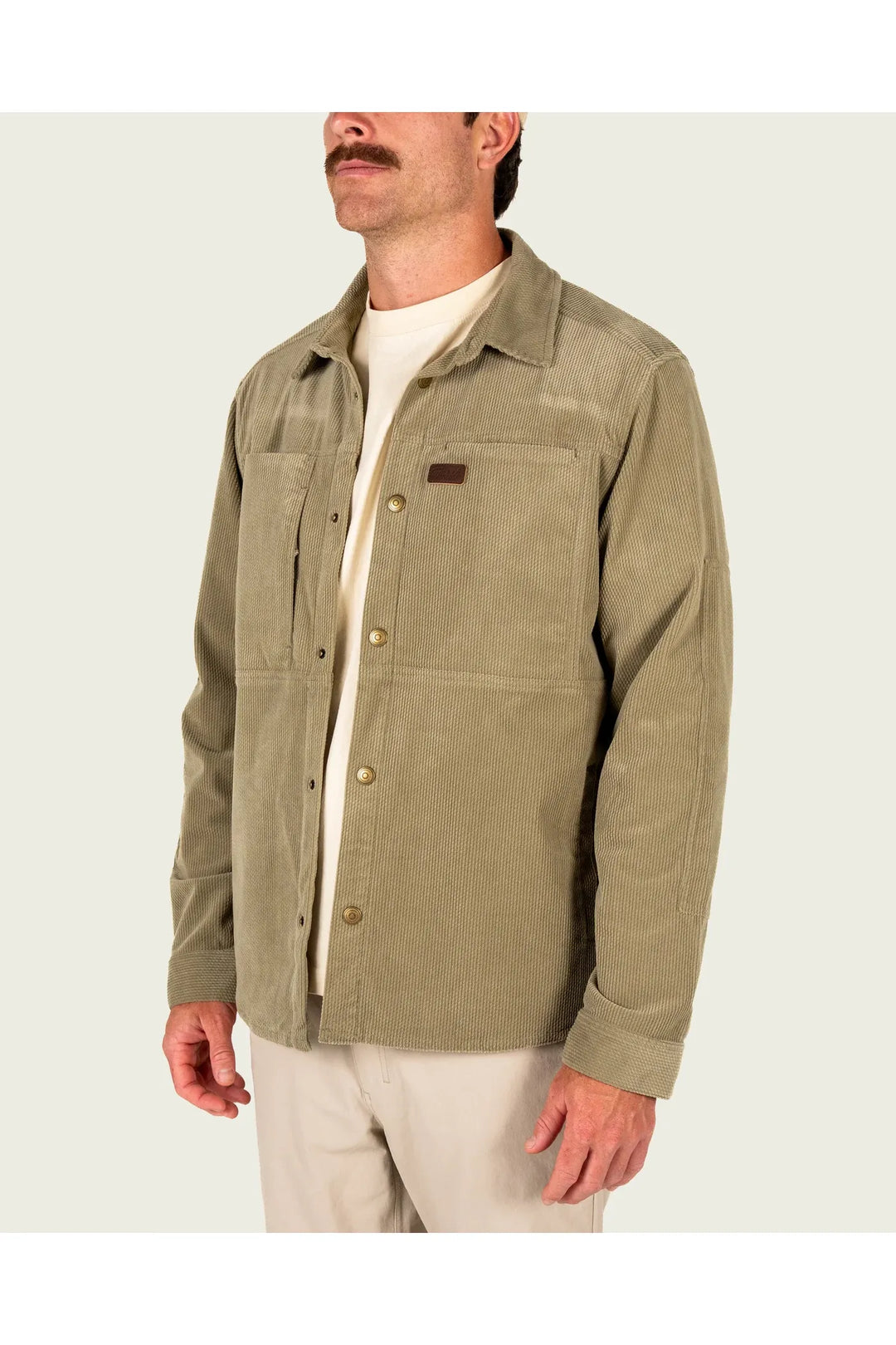 Marsh Wear | Delano Cord Shacket - Sage Brush