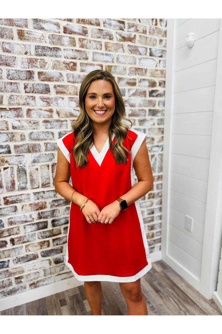 Red Tina Dress