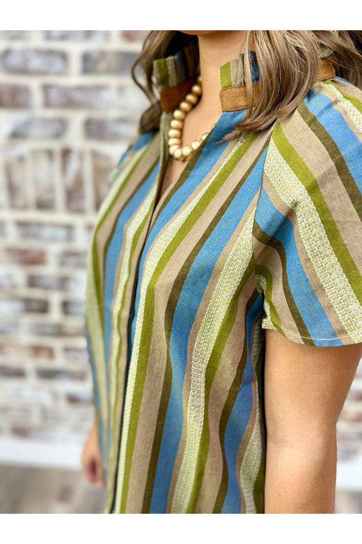 THML Stripe Me Lucky Top