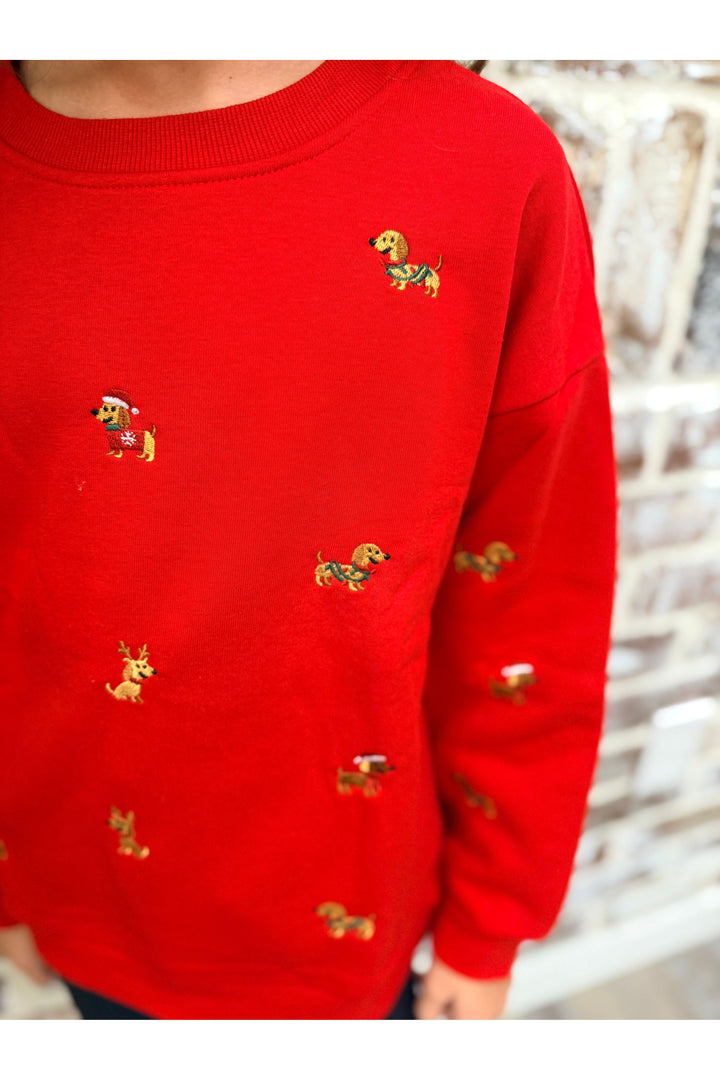 Youth | Holiday Dog Sweatshirt