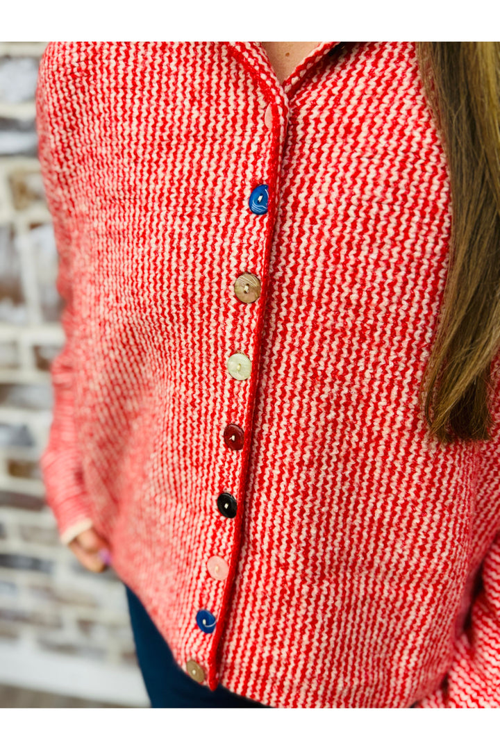 Button Delight Cardigan Top