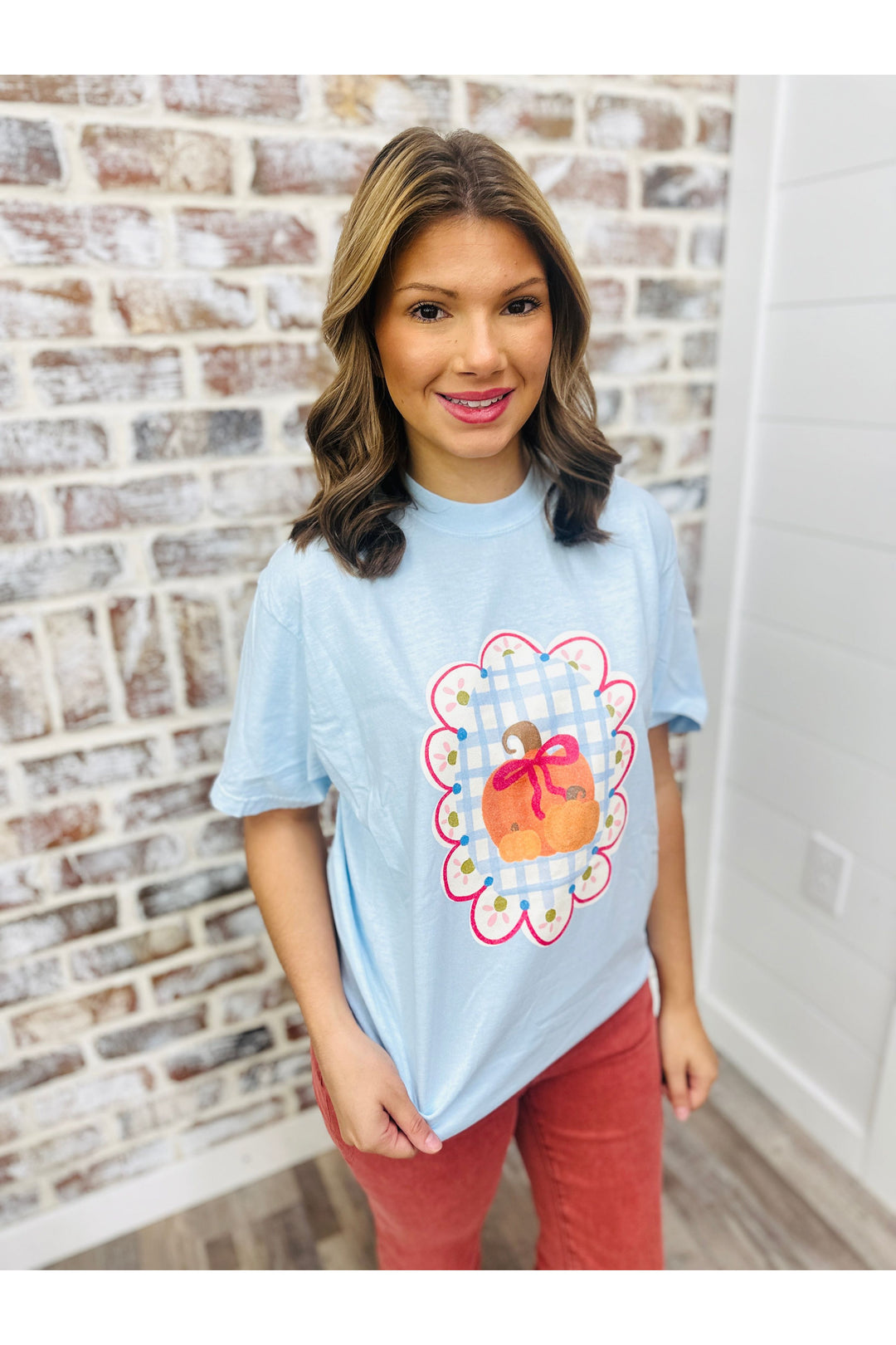 Patchwork Pumpkin Tee