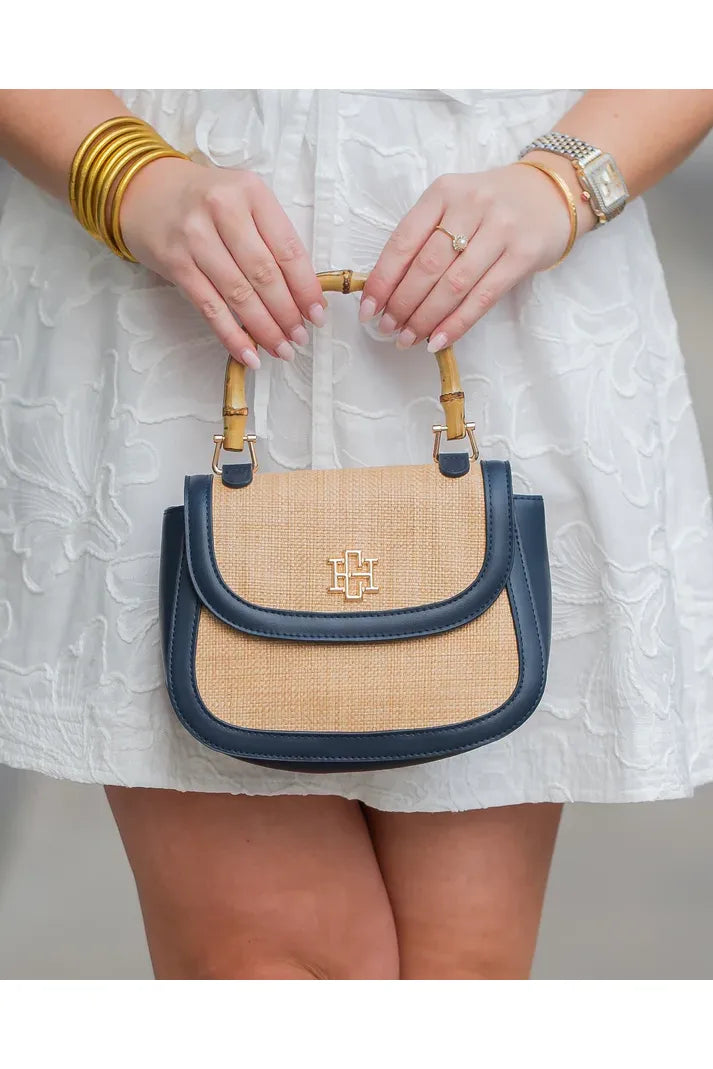 Jessica Handbag Natural Navy
