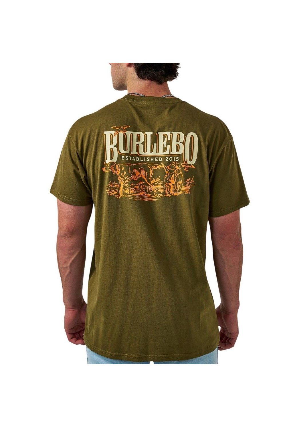 Burlebo SS Tee - Hunting Dogs - Hunter Green