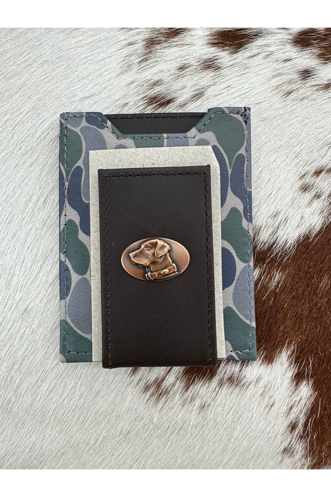 Old School Camo Front Pocket Wallet