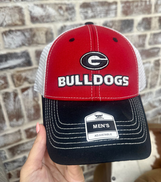 GA Red/Black/White Hat