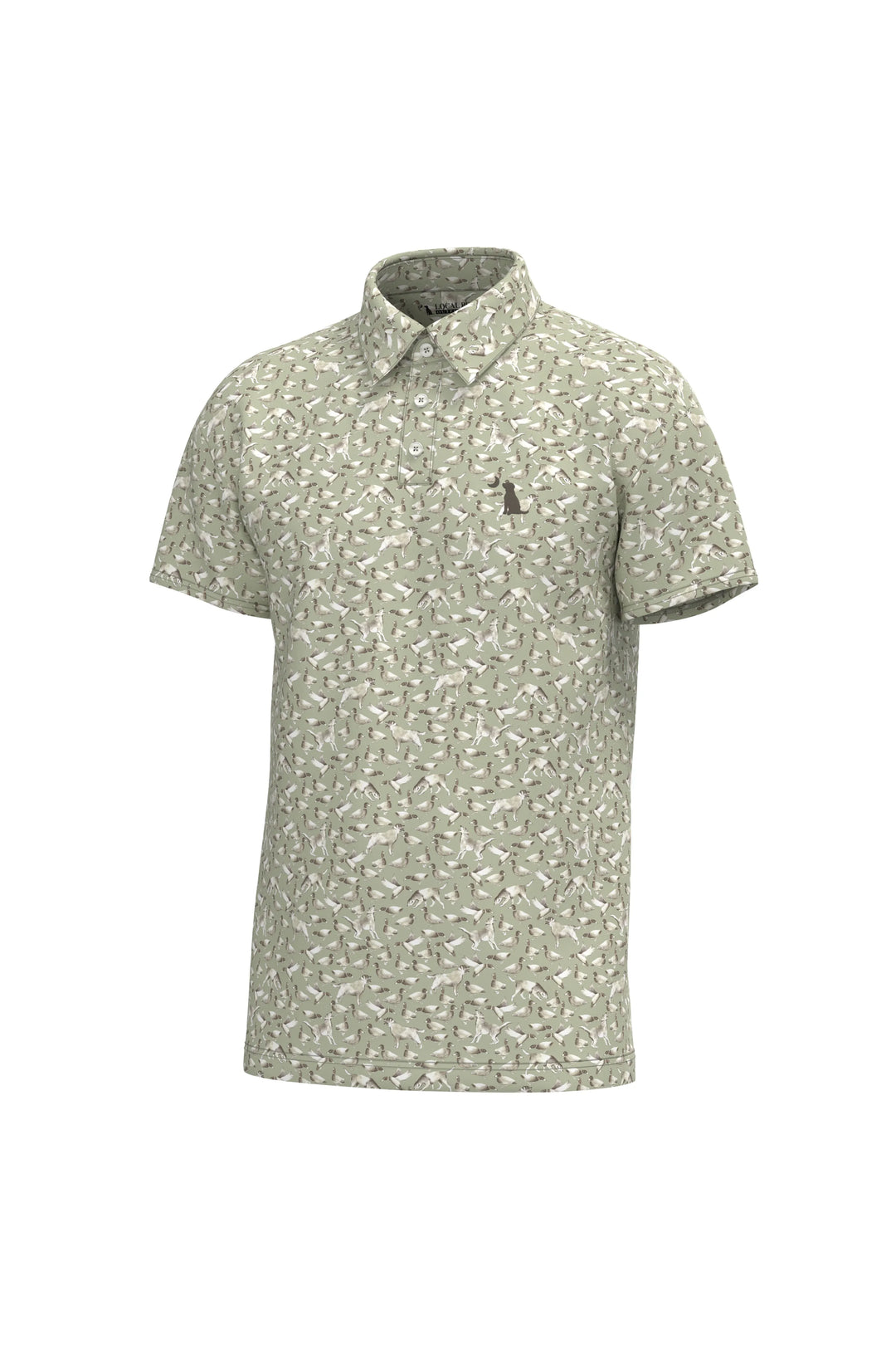Local Boy| Green Duck Dog Dirty Myrtle Polo