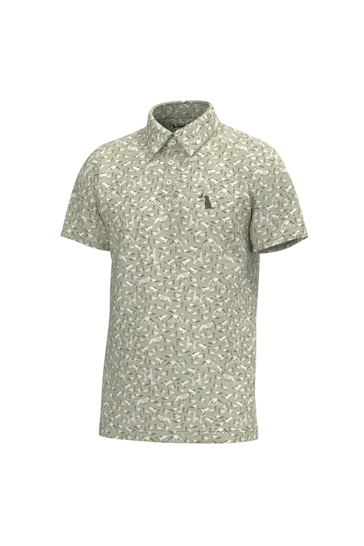 Local Boy| Green Duck Dog Dirty Myrtle Polo