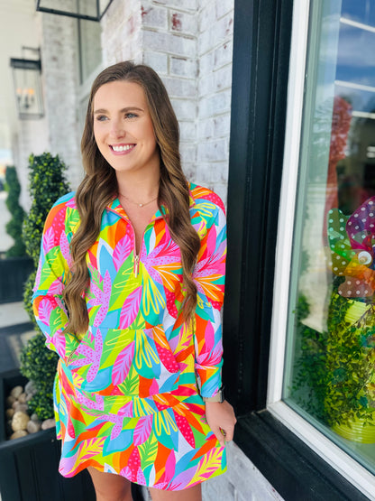 Get Tropical Hampton’s Half Zip TOP