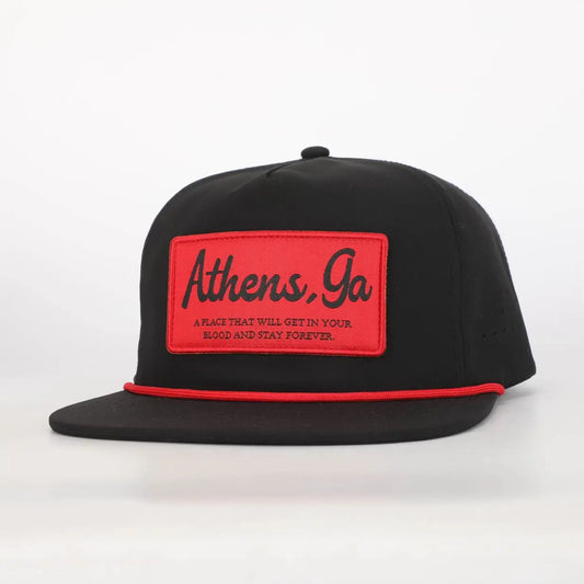 Athens, Ga Rope Hat with Patch