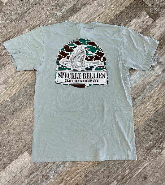 Speckle Bellies Camo Arch Logo Tee