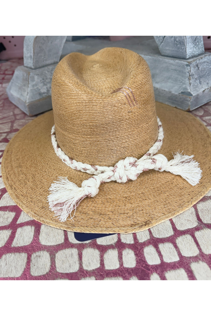 Tipsy Threads| Rose Braid Hat