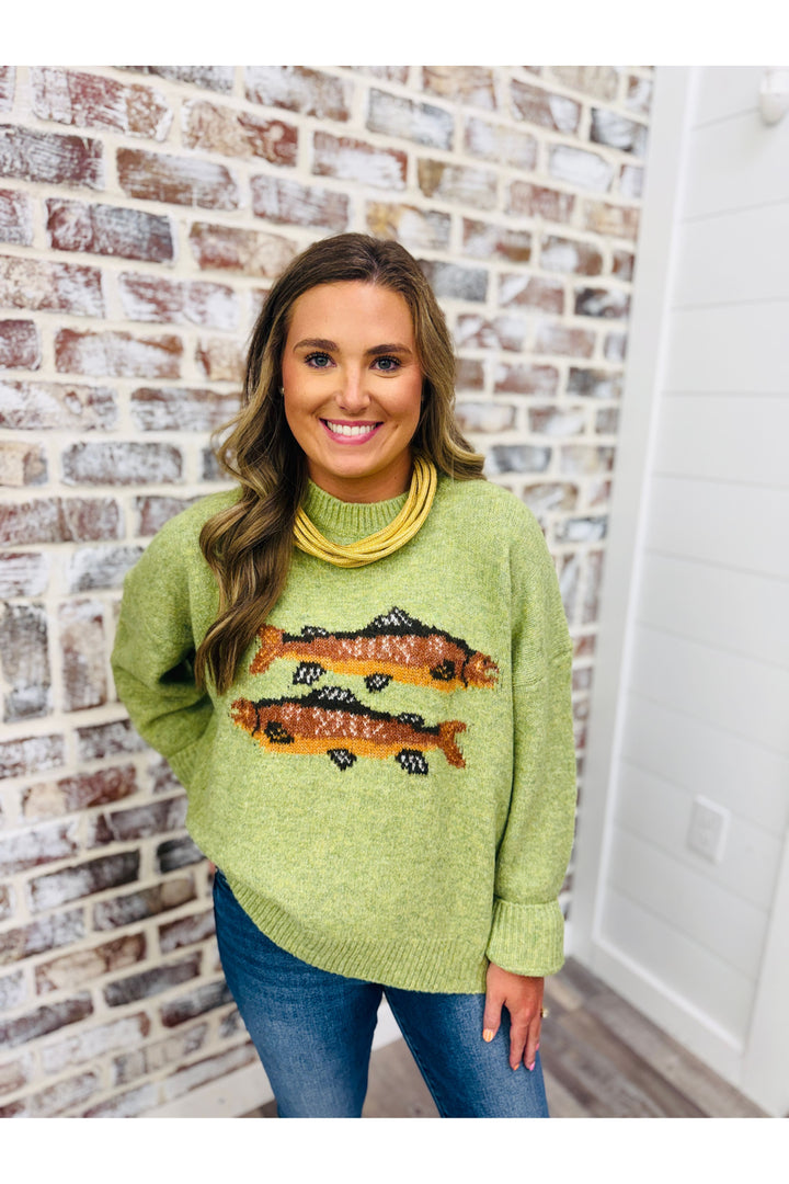 Cast Away Trout Sweater