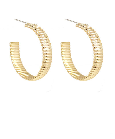 Omega Chain Shape Hoops