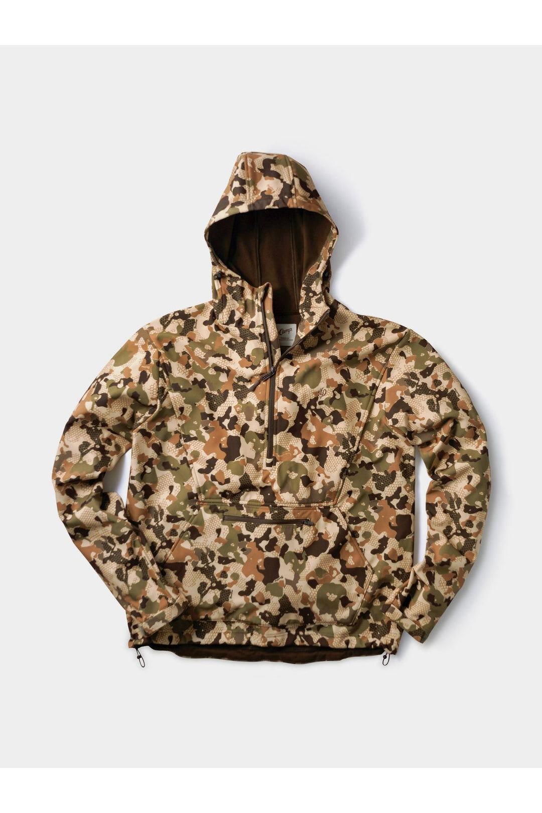 Camo 1/4 zip jacket