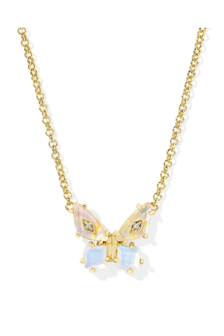 Kendra Scott | Bianca Butterfly Gold Short Pendant Necklace