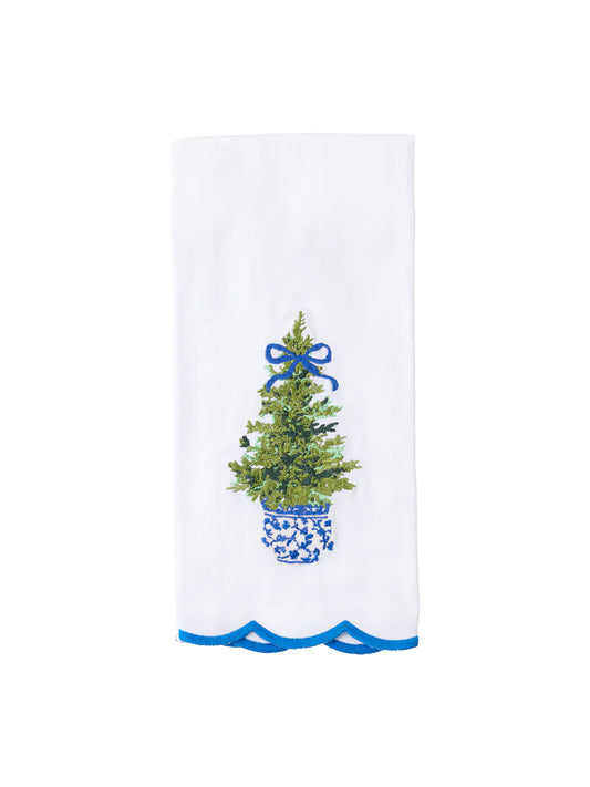 Tea Towel | Embroidered Fancy + Festive