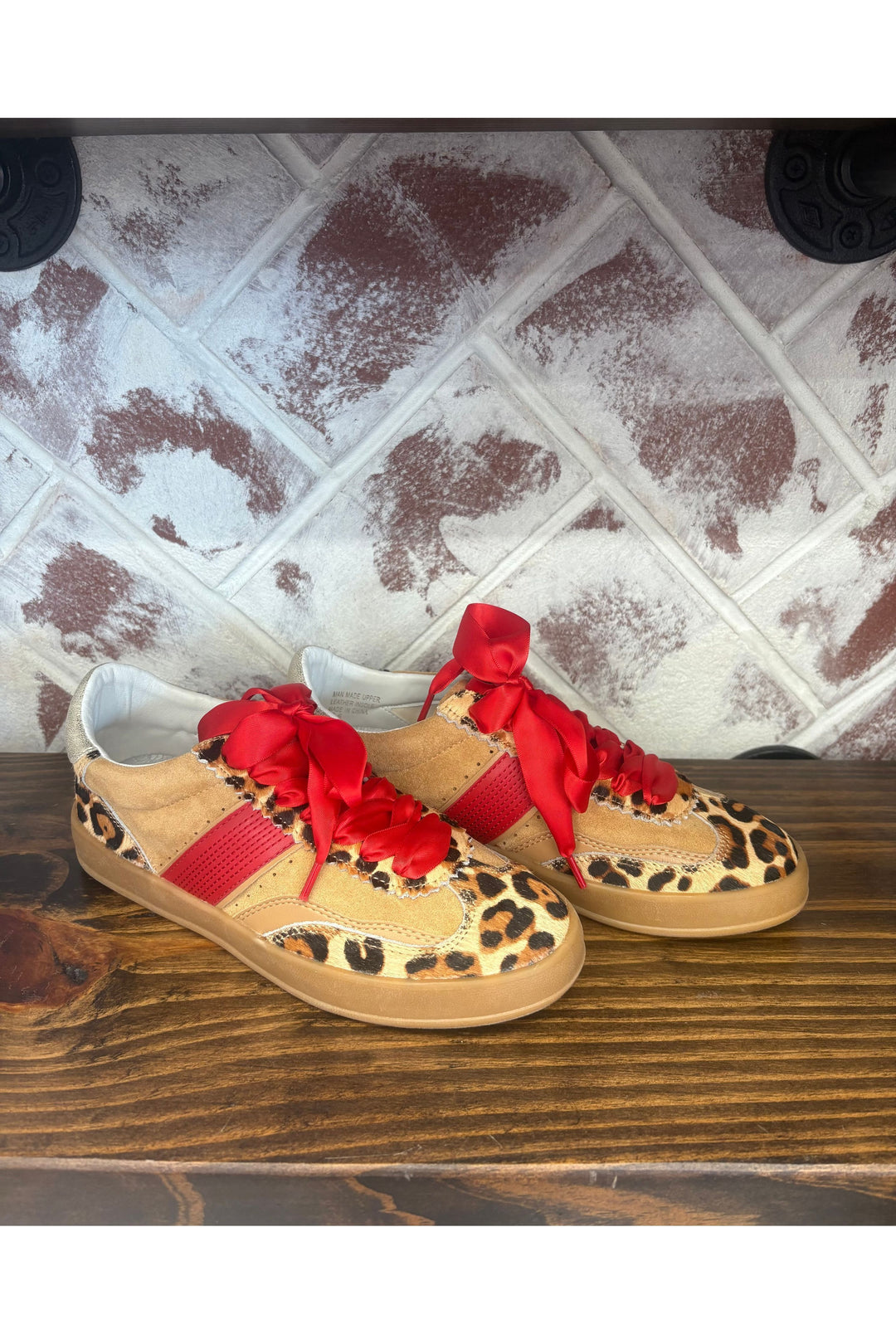 Dixie Leopard Red Sneaker