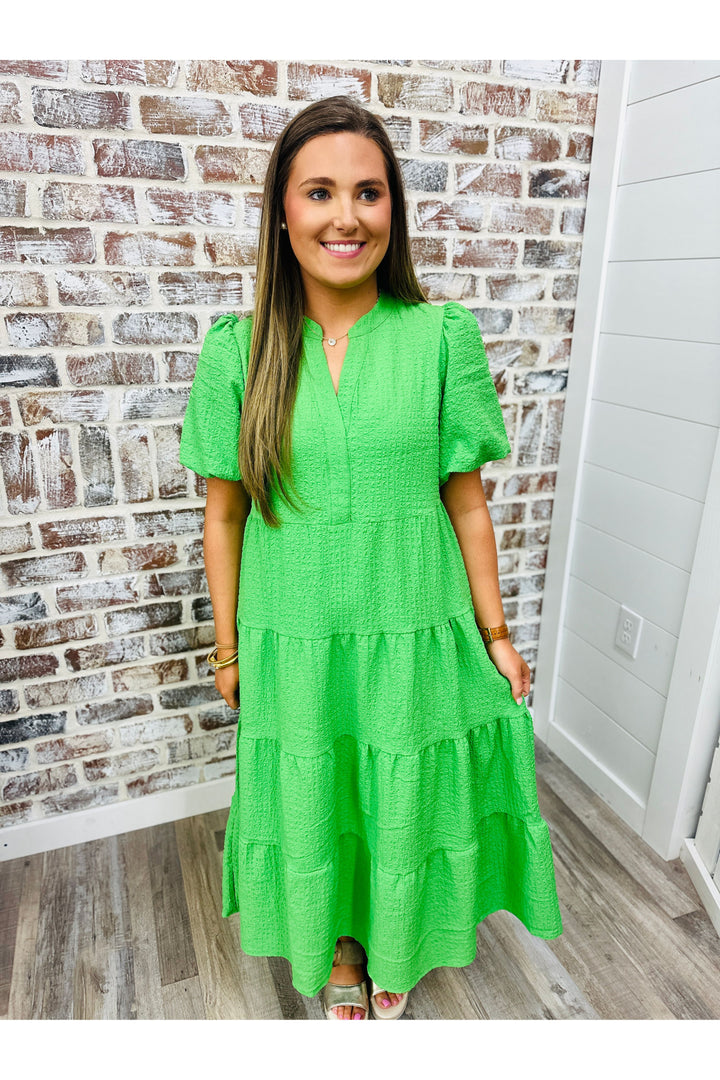 Mary Square| Kinsley Green Dress