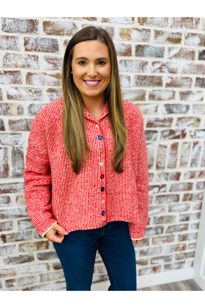 Button Delight Cardigan Top