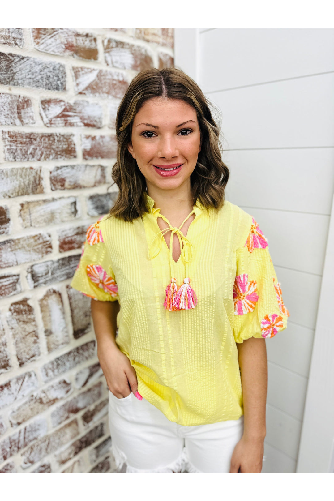 THML Sunshine & Flowers Top
