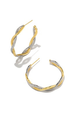 Kendra Scott| HAYDEN HOOP EARRINGS MIXED METAL