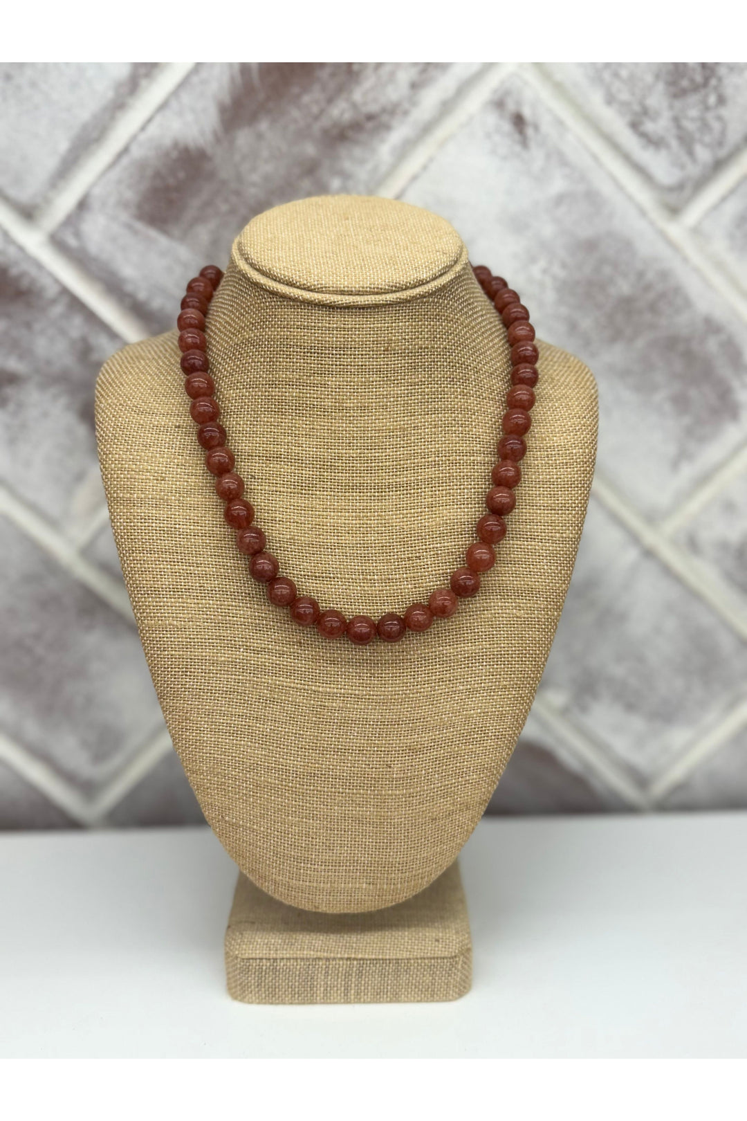 Brown Beaded Necklace