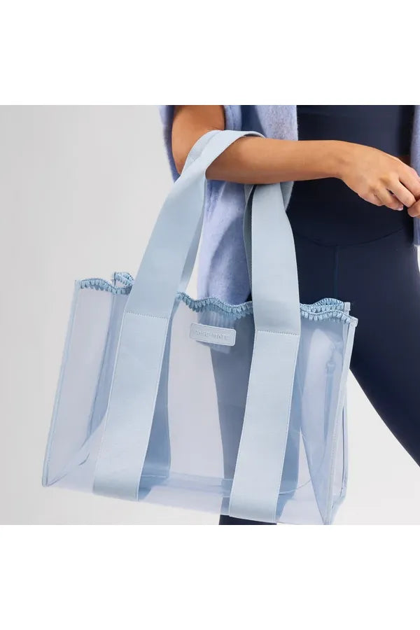 Case Mate | Jelly Tote Bag - Carolina Blue Crochet Wave