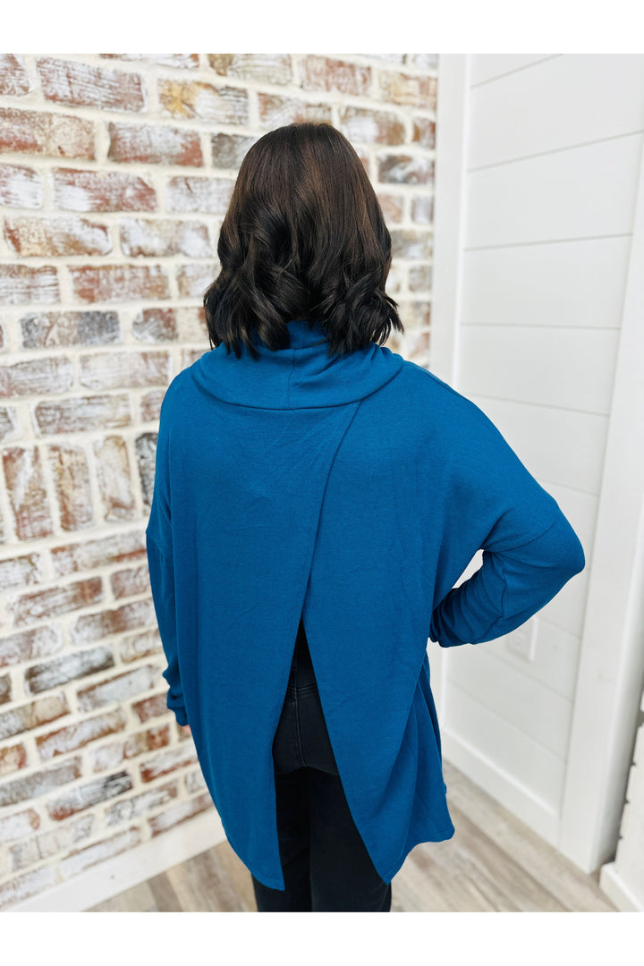 Travel Destination Teal Tunic Top