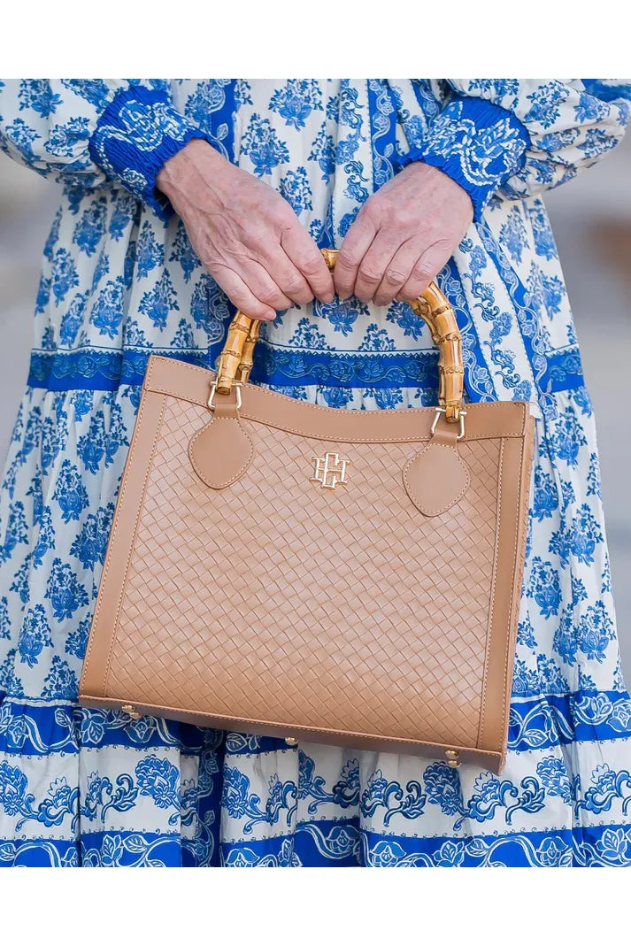 Palmer Tote Woven Tan