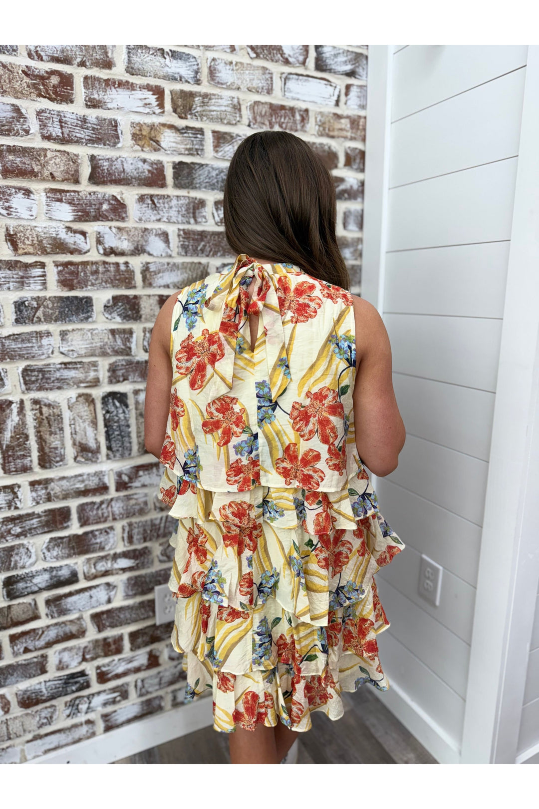 Ruffled Flowers Dress