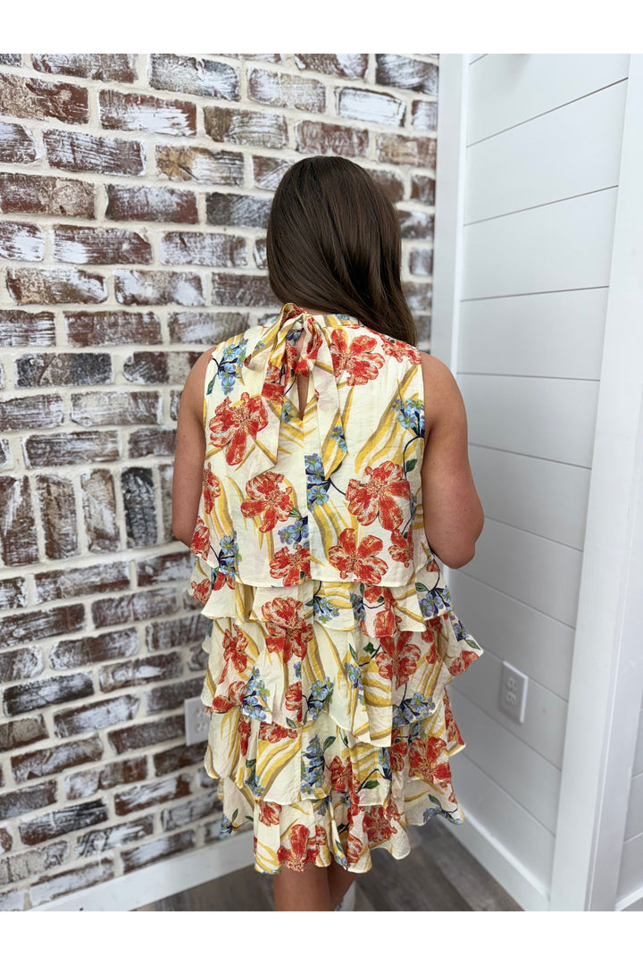 Ruffled Flowers Dress