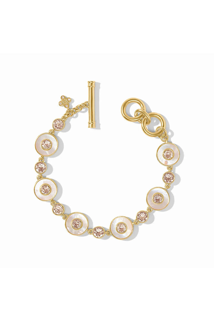 Julie Vos| Colette Tennis Bracelet~ Champagne