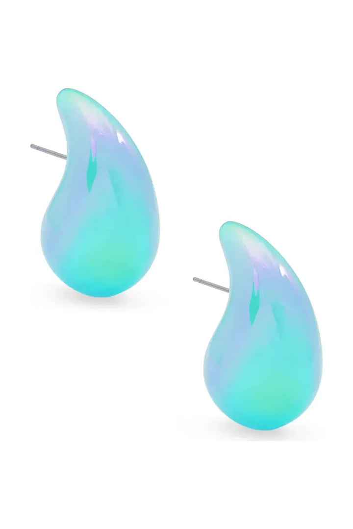 Stella earring ~ bright blue