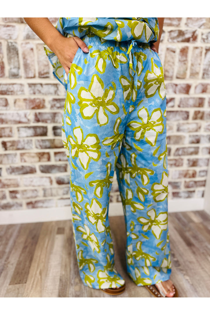 Coastal Blues Pants