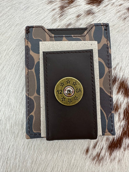 Old School Camo Front Pocket Wallet