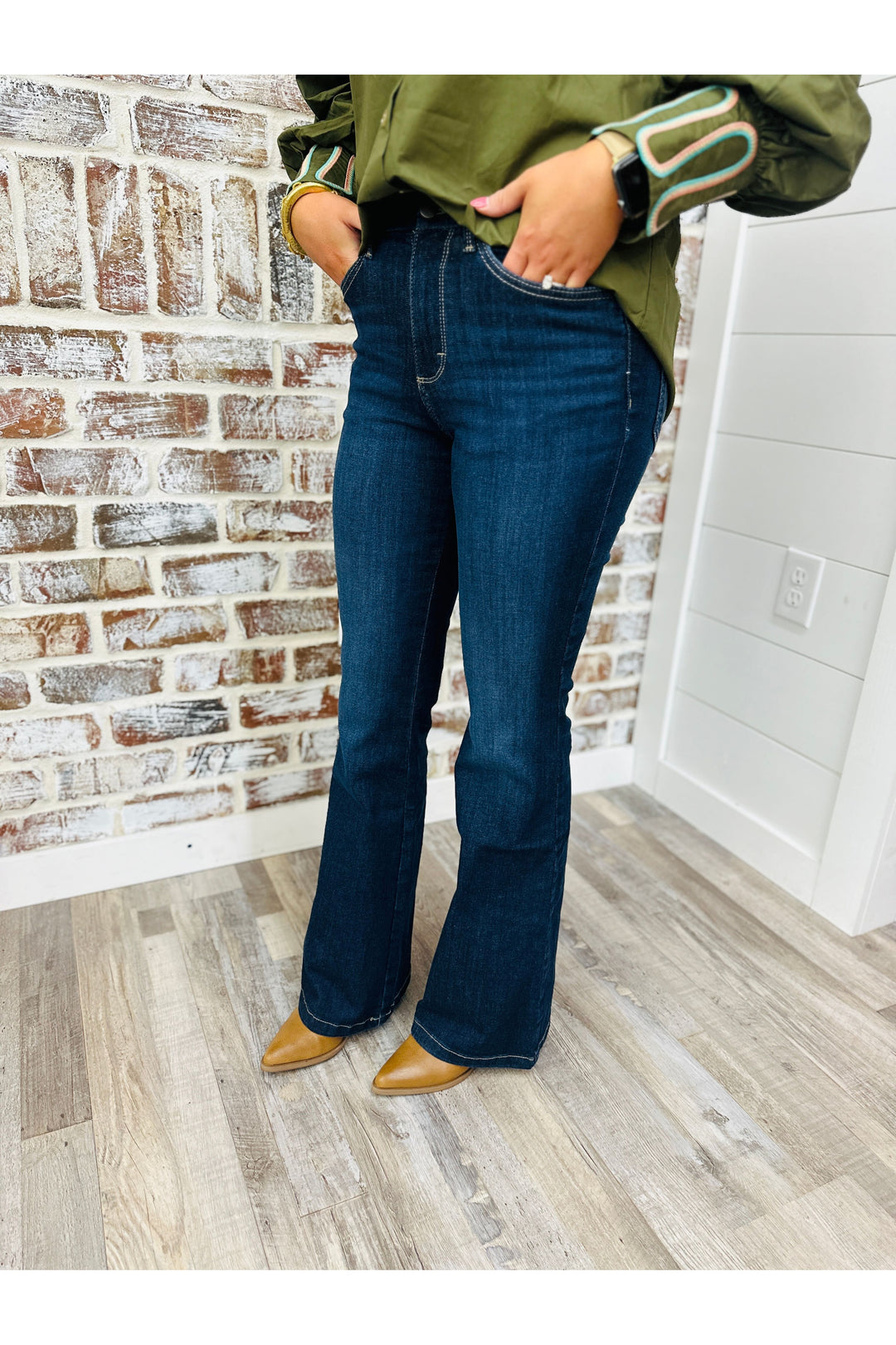 WRANGLER BESPOKE HIGH RISE FLARE JEAN