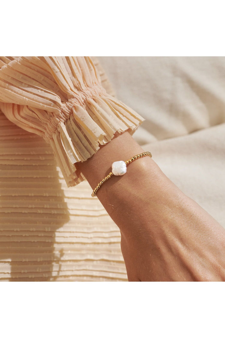 A Little 'Blessing' Bracelet In Gold-Tone Plating